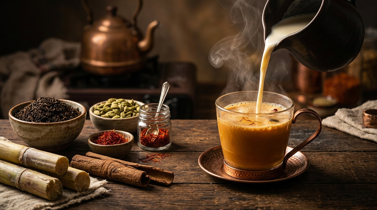 The Science of Authentic Karak Tea: High-Altitude Kenyan Leaves, Clean Sourcing, and Rapid Extraction / علم شاي الكرك الأصيل: أوراق كينيا المرتفعة والمكونات النقية وسر التحضير السريع
