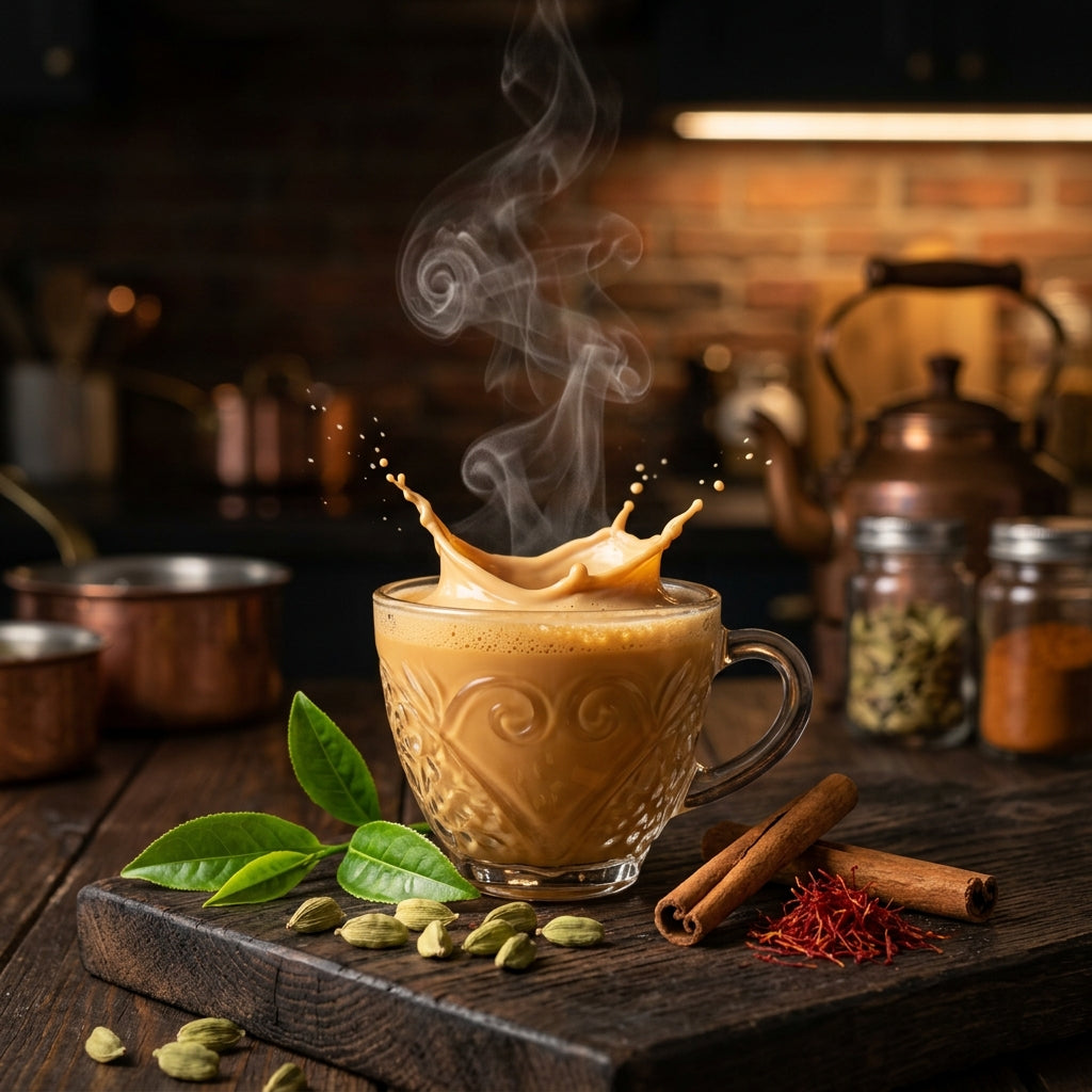 The Science of Premium Karak: Pure Ingredients for the Perfect Brew / علم الكرك الفاخر: مكونات نقية لكوب مثالي