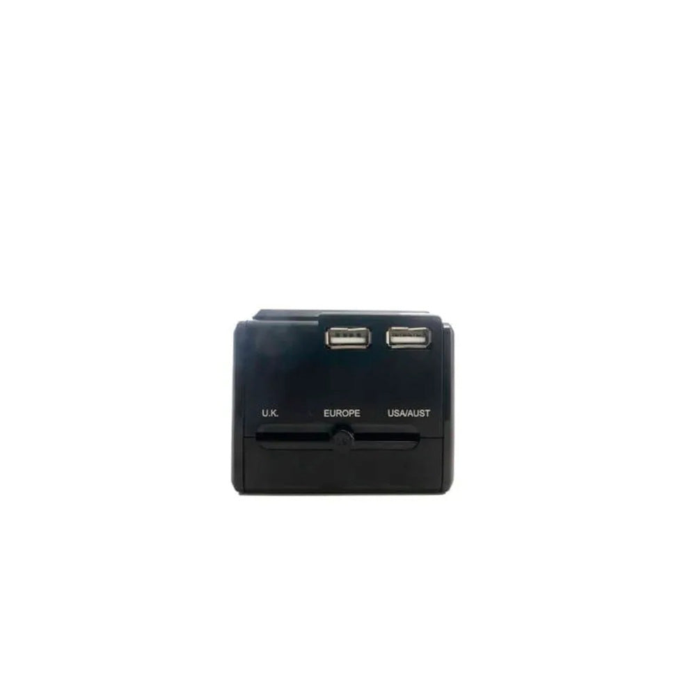 Universal Travel Adapter – American Tourister Compact Travel Charger With 3 USB Ports