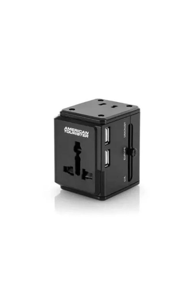 Universal Travel Adapter – American Tourister Compact Travel Charger With 3 USB Ports