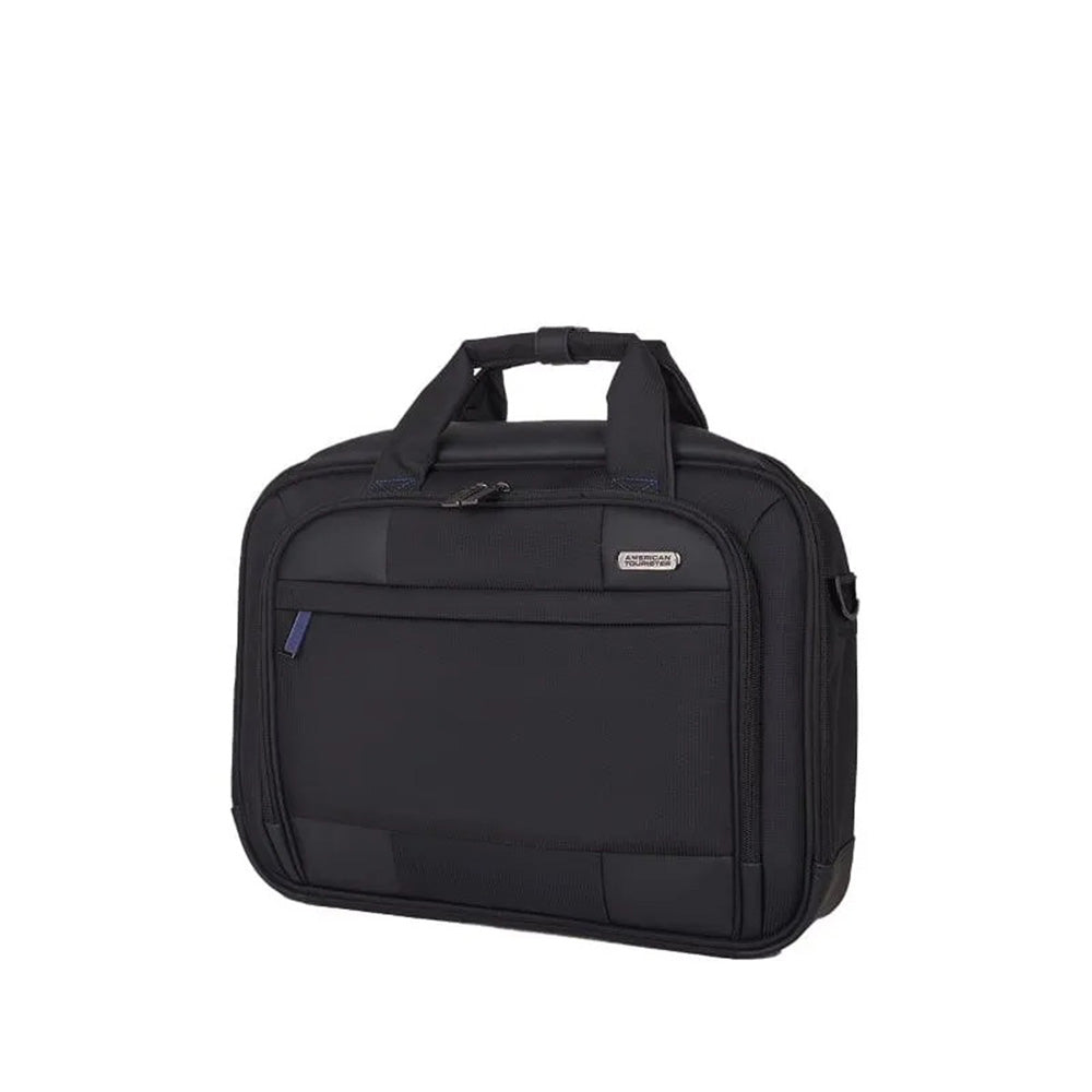 Laptop Briefcase – American Tourister Merit Business Bag with Detachable Sleeve & Quick Access Pocket