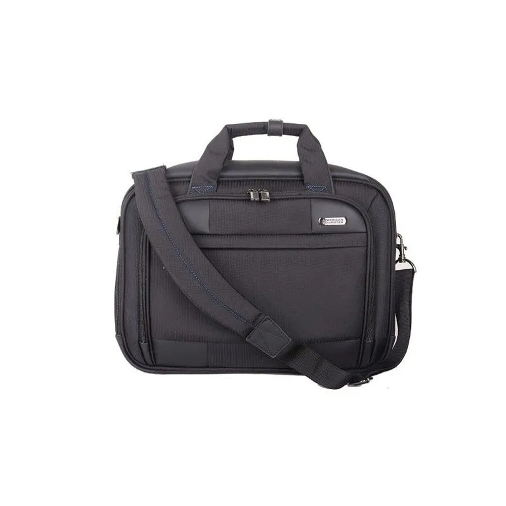 Laptop Briefcase – American Tourister Merit Business Bag with Detachable Sleeve & Quick Access Pocket