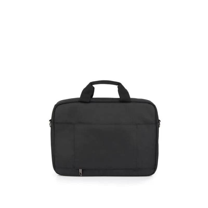 Bass Briefcase Black - American Tourister Business Bag With Laptop Compartment & Antimicrobial Lining