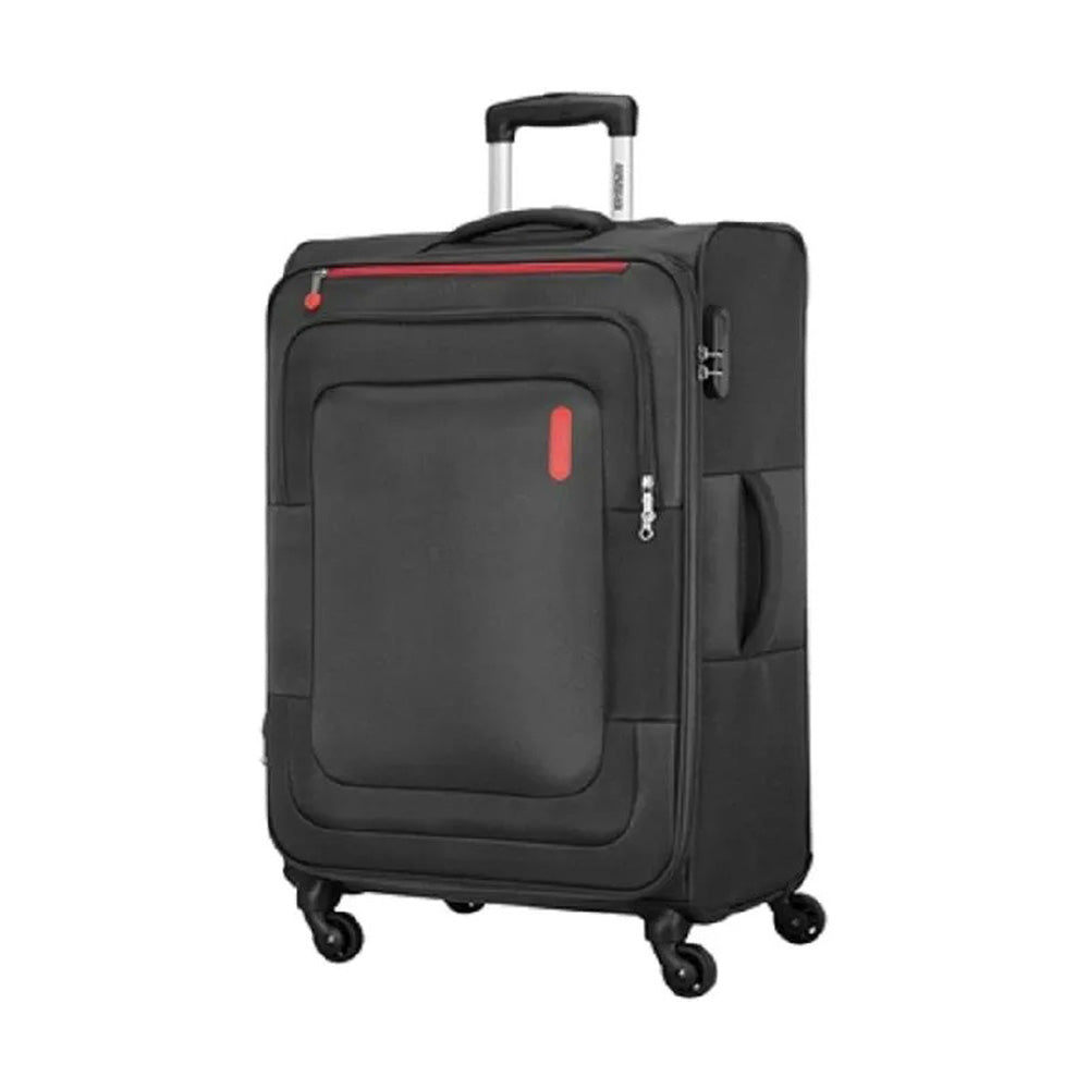 Spinner Suitcase - American Tourister Duncan+ 68cm TSA Lock, Expandable Travel Bag