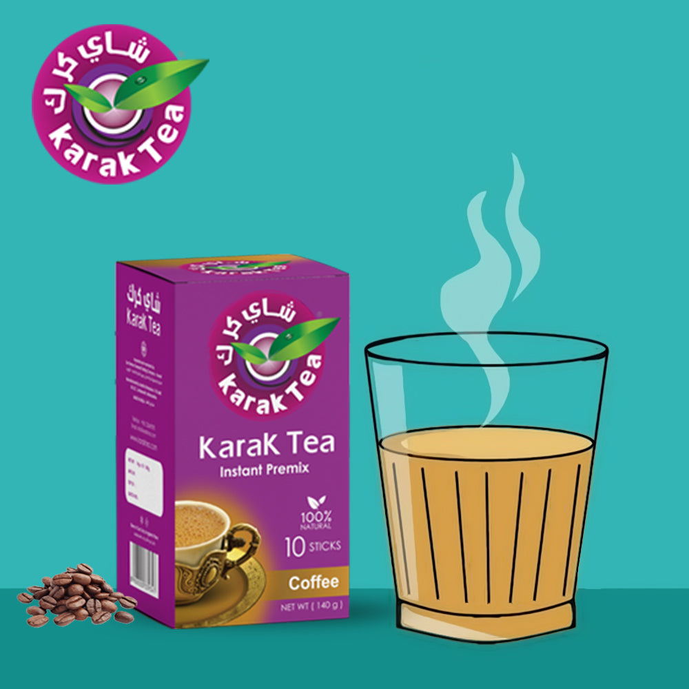 Coffee Instant Karak Tea Premix (200g Sachets) – Authentic 3-in-1 Fusion