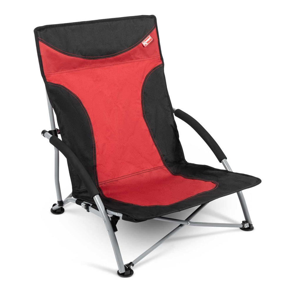 Kampa Sandy Beach Chair – Lightweight Folding Low Chair with Steel Frame
