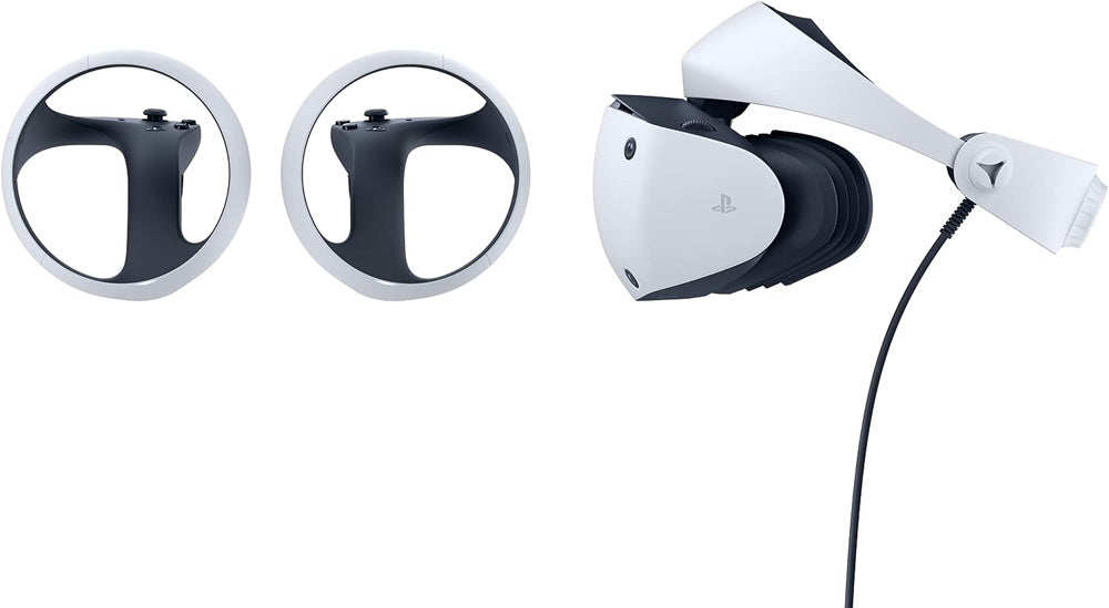 PlayStation VR2 Headset | OLED VR Screen, Haptic Feedback Controller & PS5 VR Compatibility