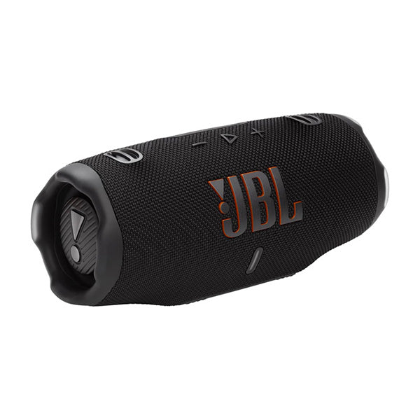 Portable Waterproof Speaker - JBL Charge 6 Bluetooth Wireless Party Speaker Black