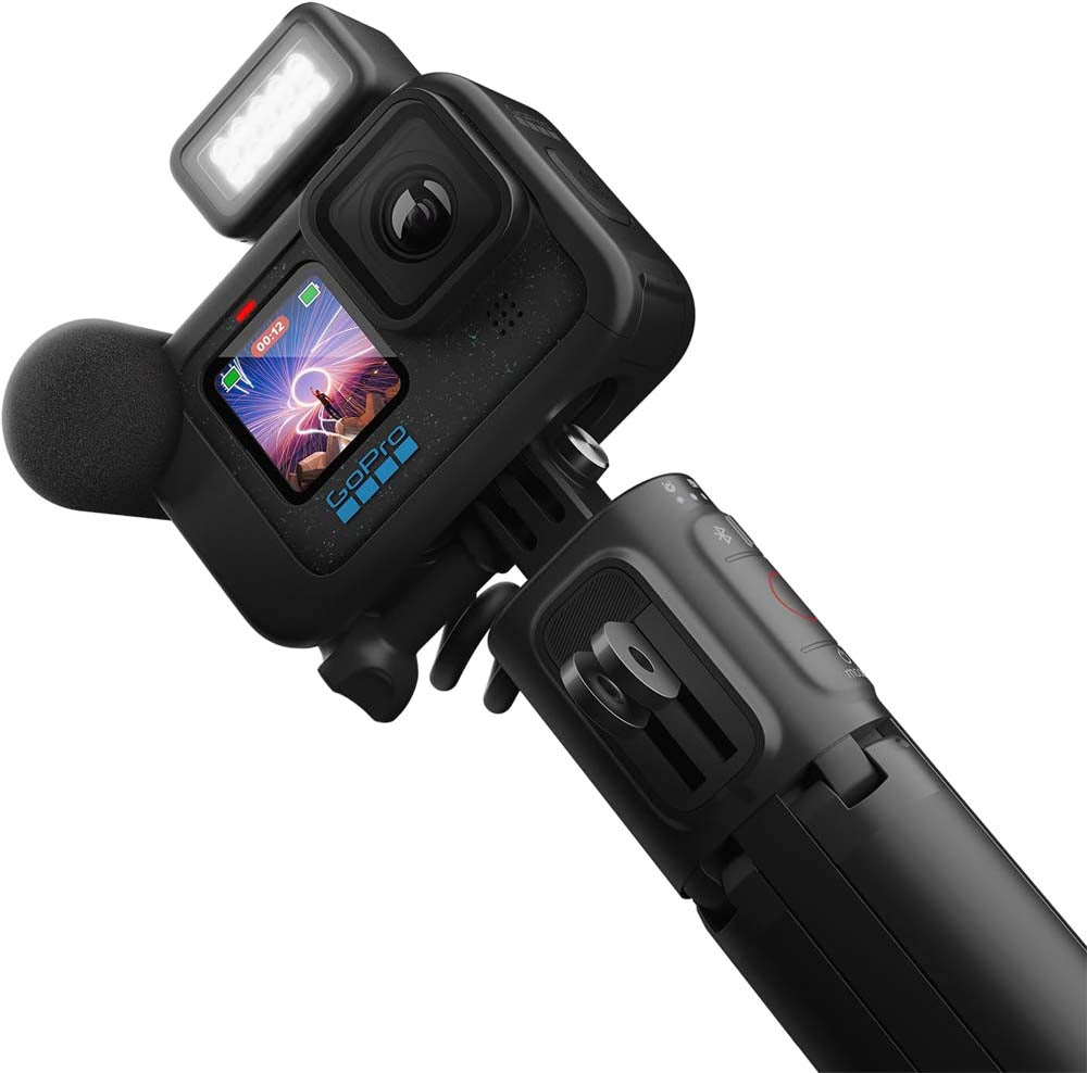 GoPro HERO12 Black Action Camera – 5.3K HDR Video, Battery Grip, Live Streaming