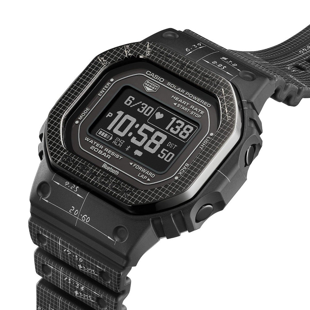 G-SHOCK Sport Watch - Men's Digital Fitness Watch With Heart Rate Monitor & Solar Power