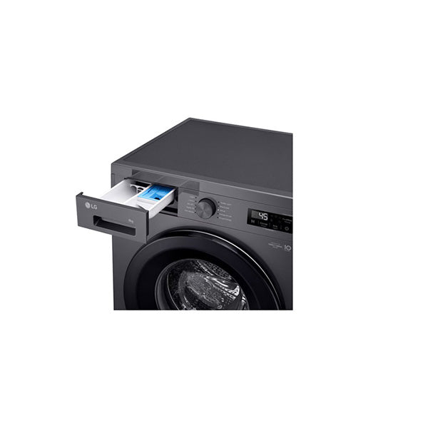 Front Load Washing Machine 9KG - LG Automatic Energy Efficient Washer With Steam Cleaning