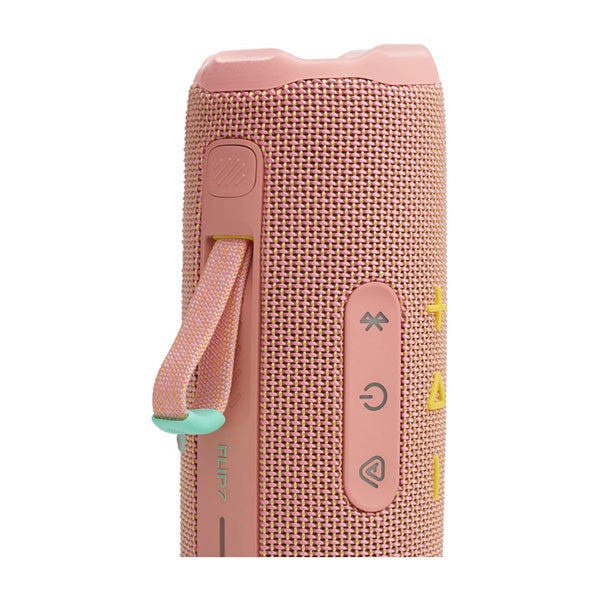Portable Waterproof Speaker - JBL Flip 7 Bluetooth Wireless Outdoor Speaker Pink