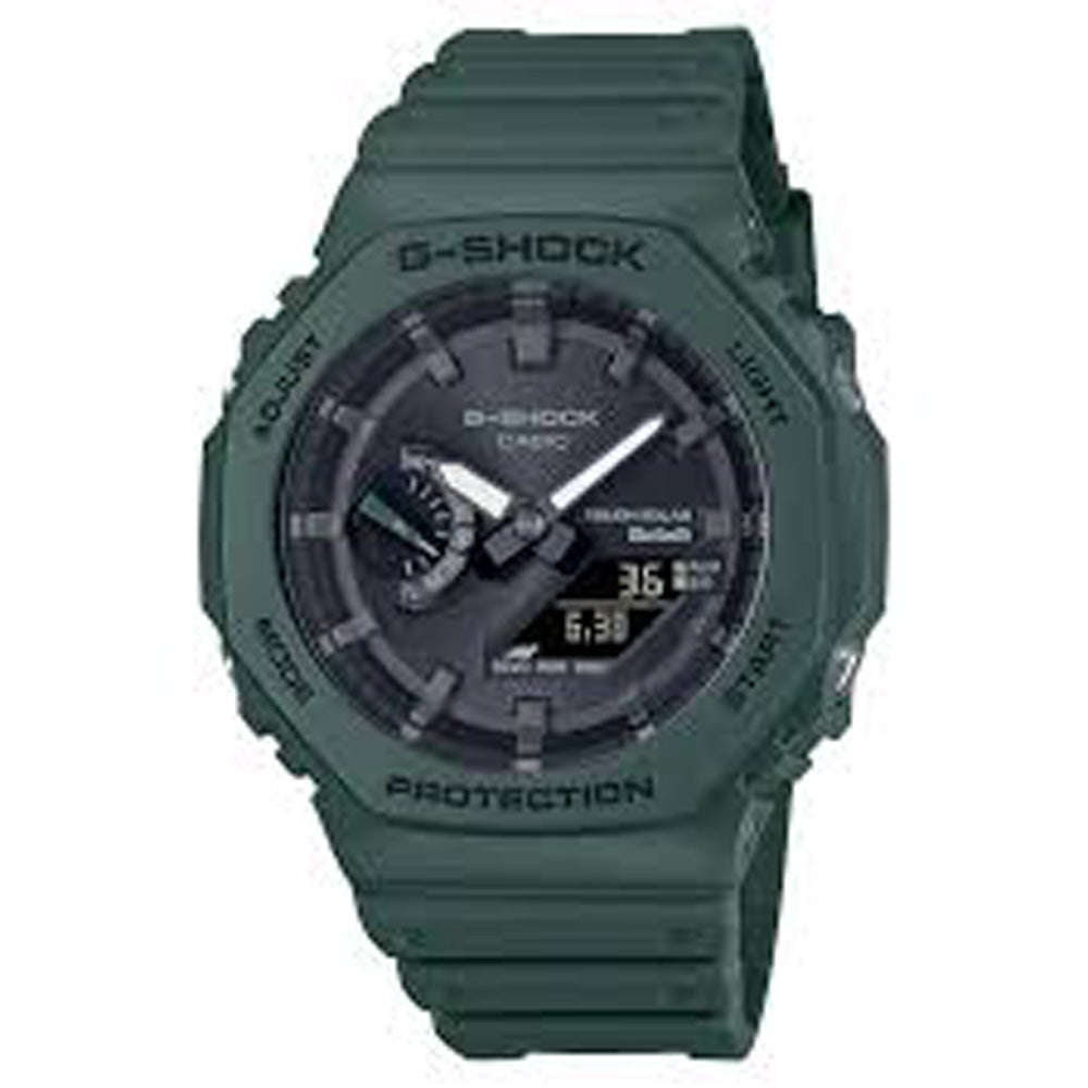 G-SHOCK Solar Watch - Carbon Resin Shock Resistant Bluetooth Connected Timepiece