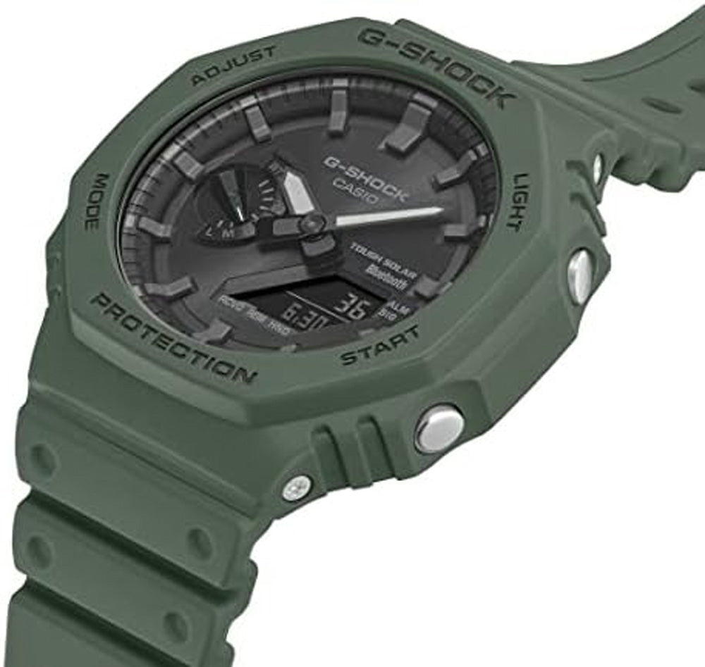 G-SHOCK Solar Watch - Carbon Resin Shock Resistant Bluetooth Connected Timepiece