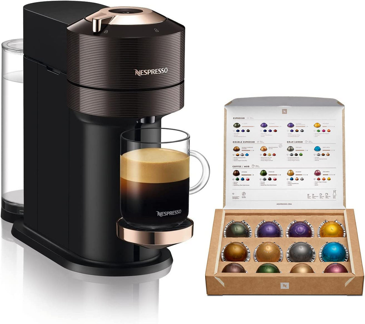 Nespresso Vertuo Next Coffee Machine – Premium Capsule Coffee Maker With Five Cup Sizes