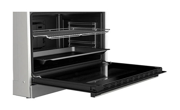 Bosch Gas Range Cooker – Stainless Steel Kitchen Appliance Stove with XXL Oven Capacity