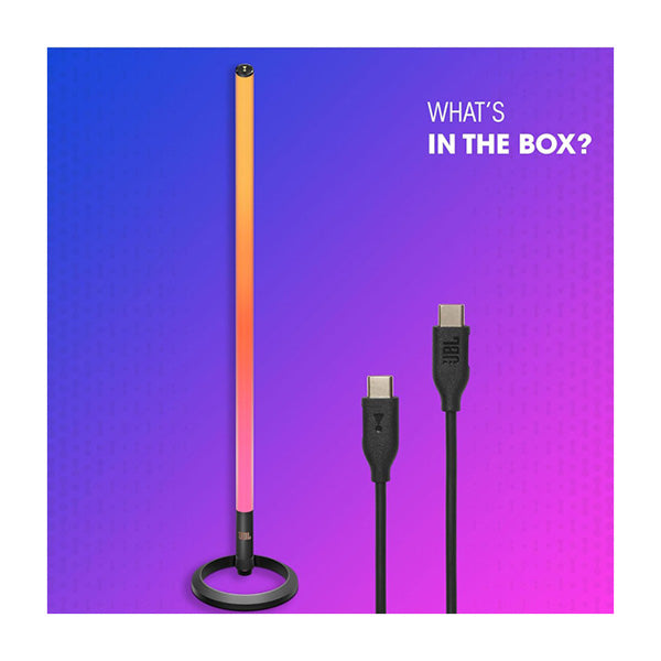 JBL PartyLight Stick – Portable 360 Degree LED Light with Music Sync Lighting