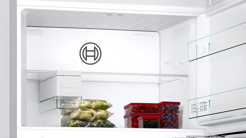 Bosch Series 6 Refrigerator – Large Capacity Top Mount Fridge With VitaFresh & NoFrost
