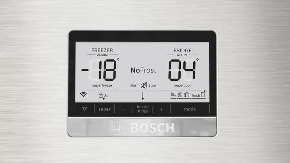 Bosch Series 6 Refrigerator | Large Capacity Fridge With Top Freezer & Multi Airflow Cooling