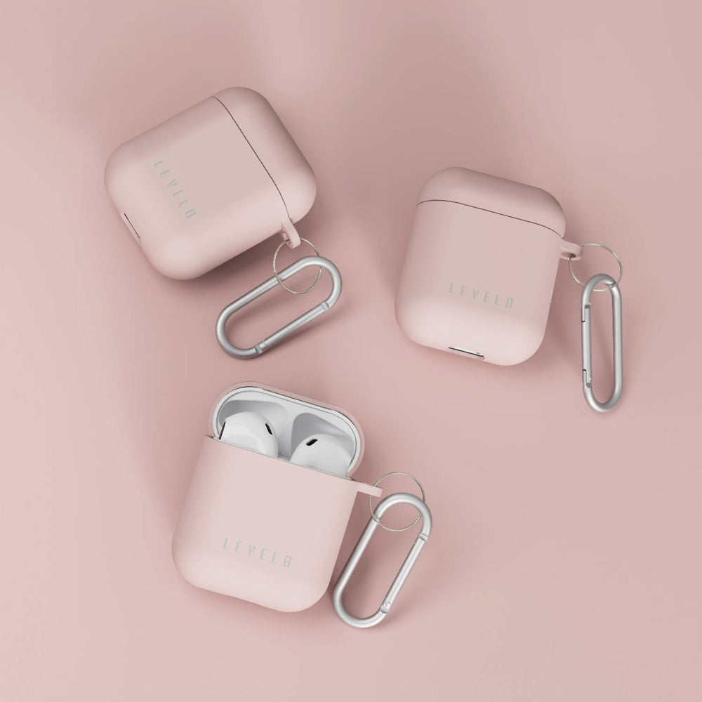 AirPods Silicone Case - Levelo Hybrid Silicone Protective Cover with Drop Protection