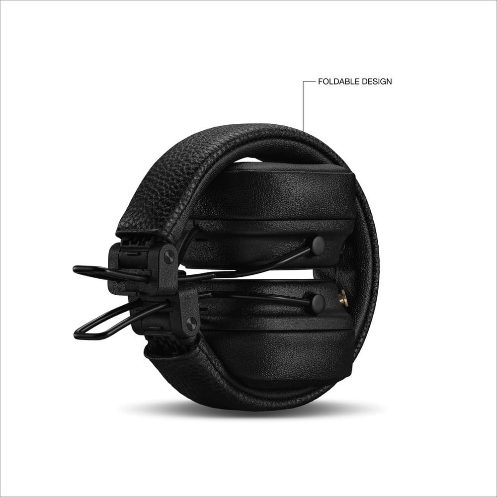 Bluetooth Headphones | Marshall Major V Foldable Wireless Charging Over Ear Rugged Headphones