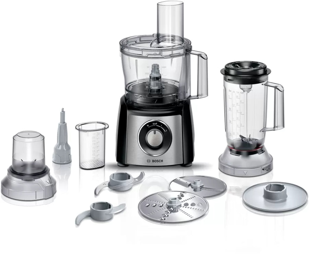 Bosch Food Processor – 800 Watt Electric Multi Purpose Processor With Stainless Steel Blades