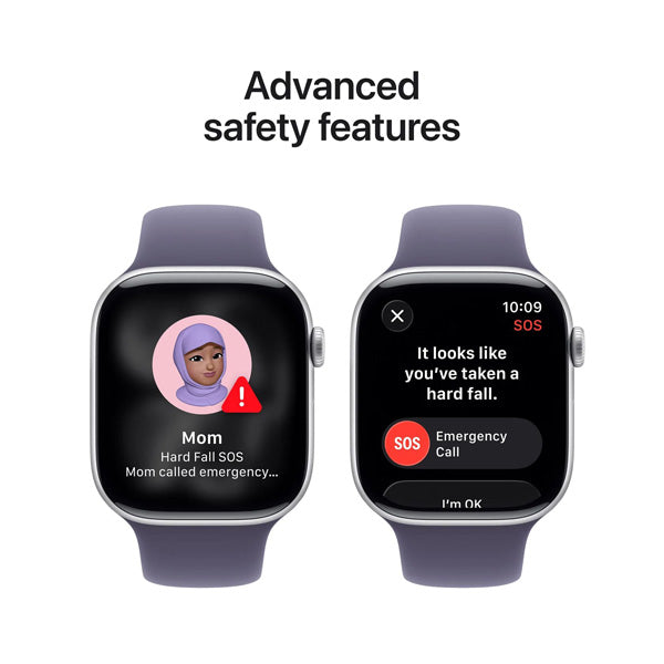 Apple Watch Series 11 GPS Smartwatch - Fitness Tracker With Sport Band, 42mm Aluminum