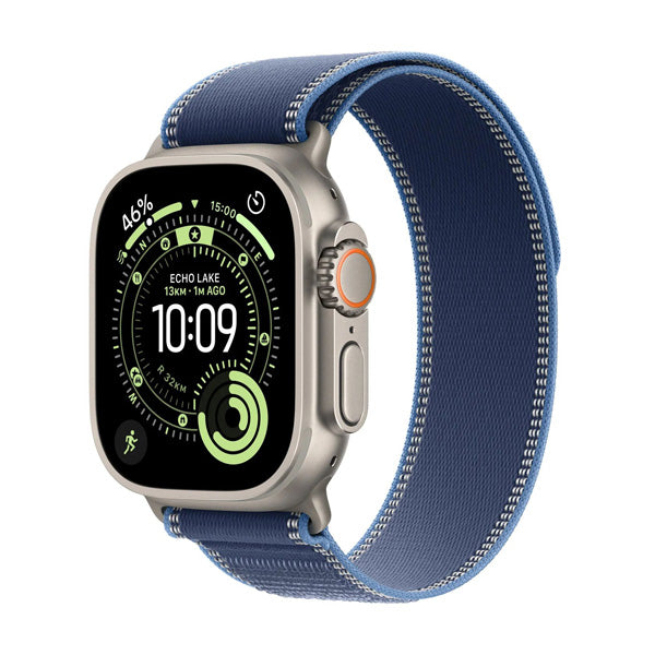 Apple Watch Ultra GPS Running Watch – Titanium Case, Trail Loop Strap, Long Battery Life