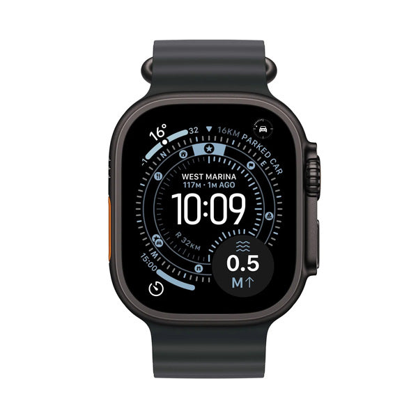 Apple Watch Ultra GPS Titanium Smartwatch – Running Fitness Tracker, Waterproof