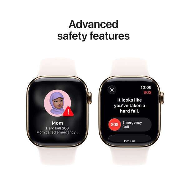 Apple Watch Series 11 GPS Cellular Smartwatch – Titanium Case | Sleep Tracking & Heart Rate Monitor