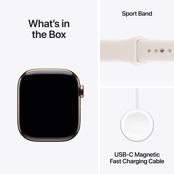 Apple Watch Series 11 GPS Cellular Smartwatch – Titanium Case | Sleep Tracking & Heart Rate Monitor