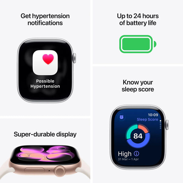 Apple Watch Series 11 GPS Cellular Smartwatch - Titanium Case, Milanese Loop Band