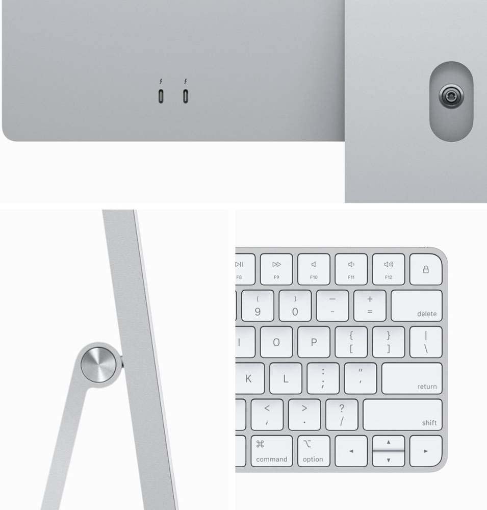 Apple iMac 24-inch All-in-One Desktop Computer - M3 Chip, 4.5K Retina Display, 256GB SSD