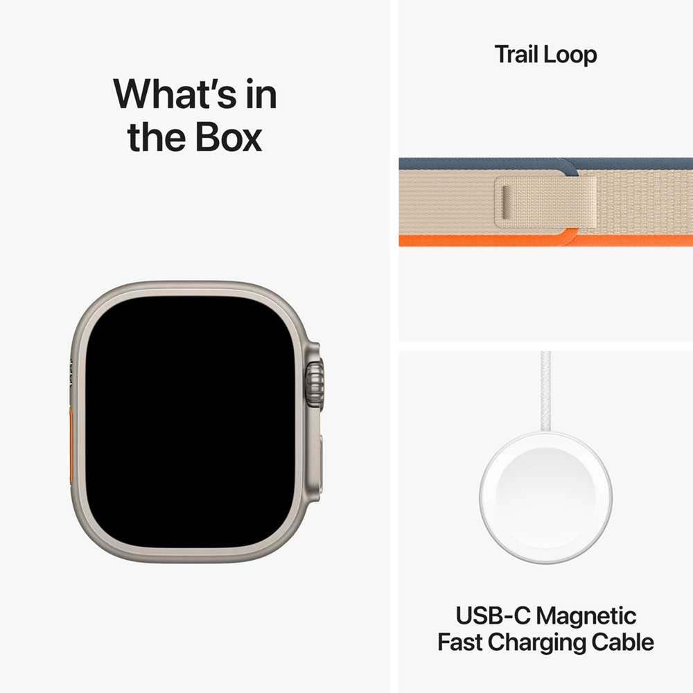Apple Watch Ultra GPS Cellular 49mm Titanium Case – Rugged Smartwatch With Retina Display