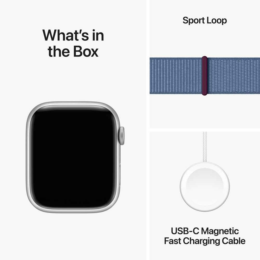 Apple Watch Series 9 GPS Cellular 45mm Aluminum Case – Always-On Retina Display