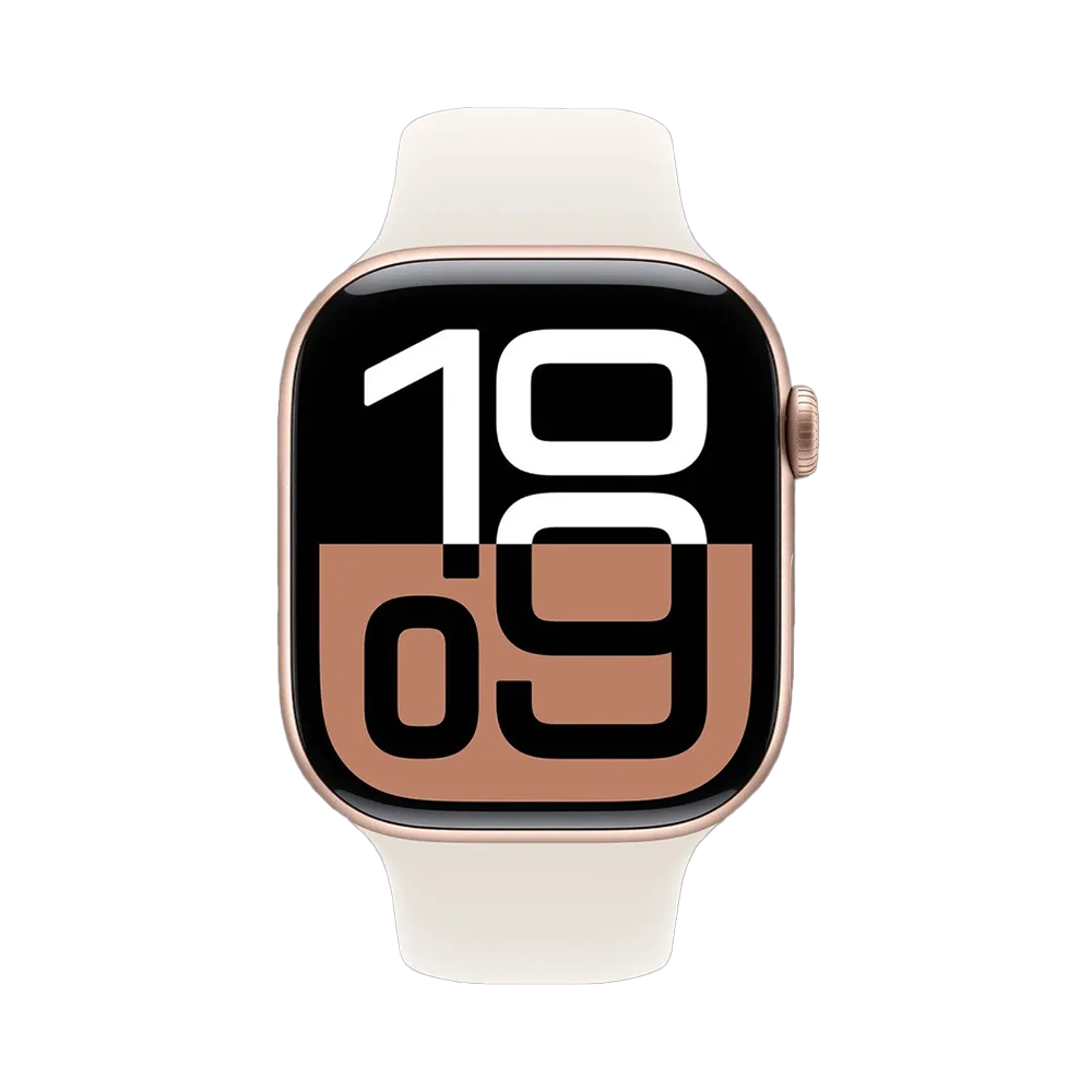 Apple Watch Series 10 GPS Smartwatch - 46mm Aluminum Case | Sport Band & Health Monitoring