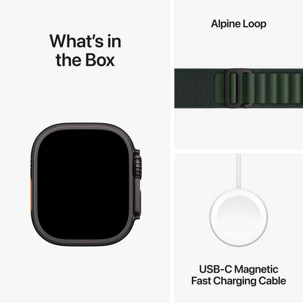 Apple Watch Ultra 2 – Rugged Titanium Case | GPS Cellular Smart Sports Watch