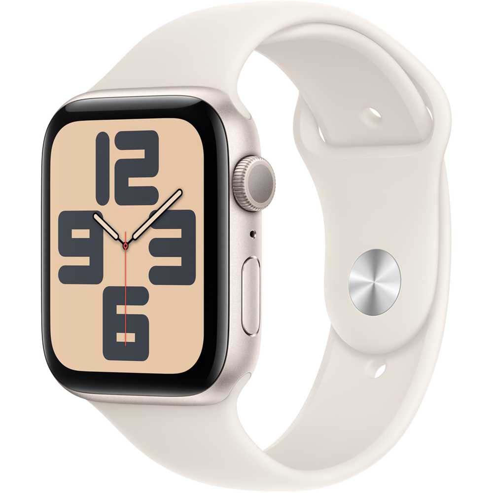 Apple Watch SE GPS Smartwatch – Aluminum Case, Sport Band, Swim Proof Fitness Tracker