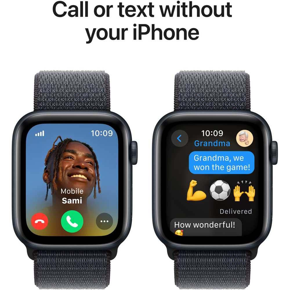 Apple Watch SE Swim-Proof Smartwatch 40mm GPS Cellular With Sport Loop Band