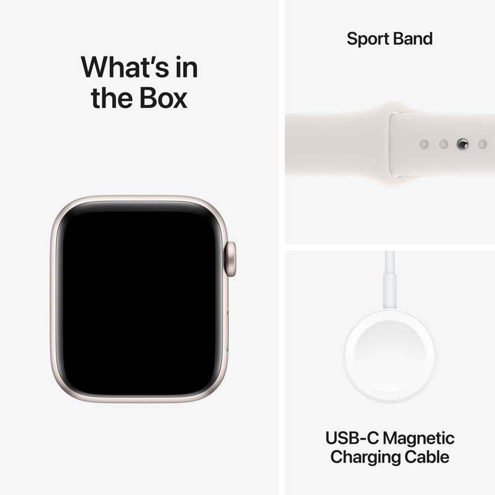 Apple Watch SE GPS Cellular Smart Watch – Swim Proof Fitness Tracker With Sport Band