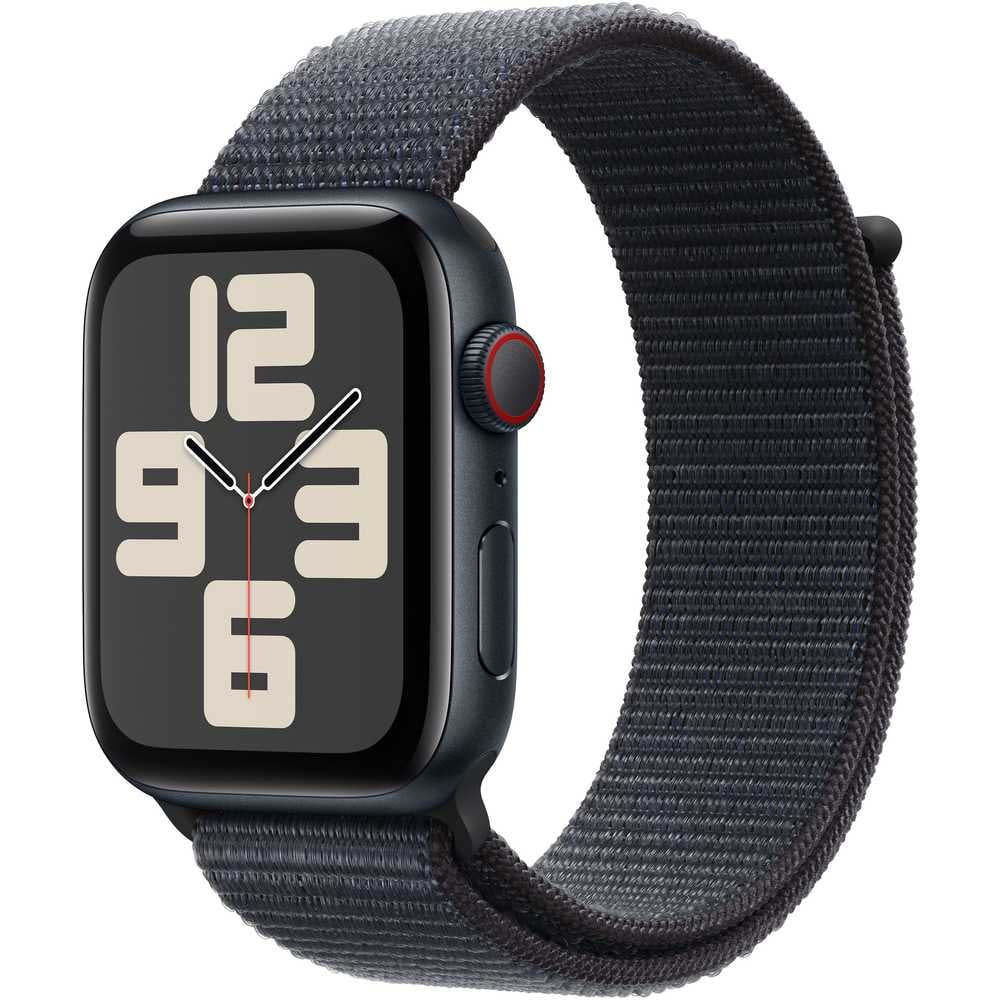 Apple Watch SE GPS Cellular 44mm - Swim Proof Smartwatch With Heart Rate Monitor