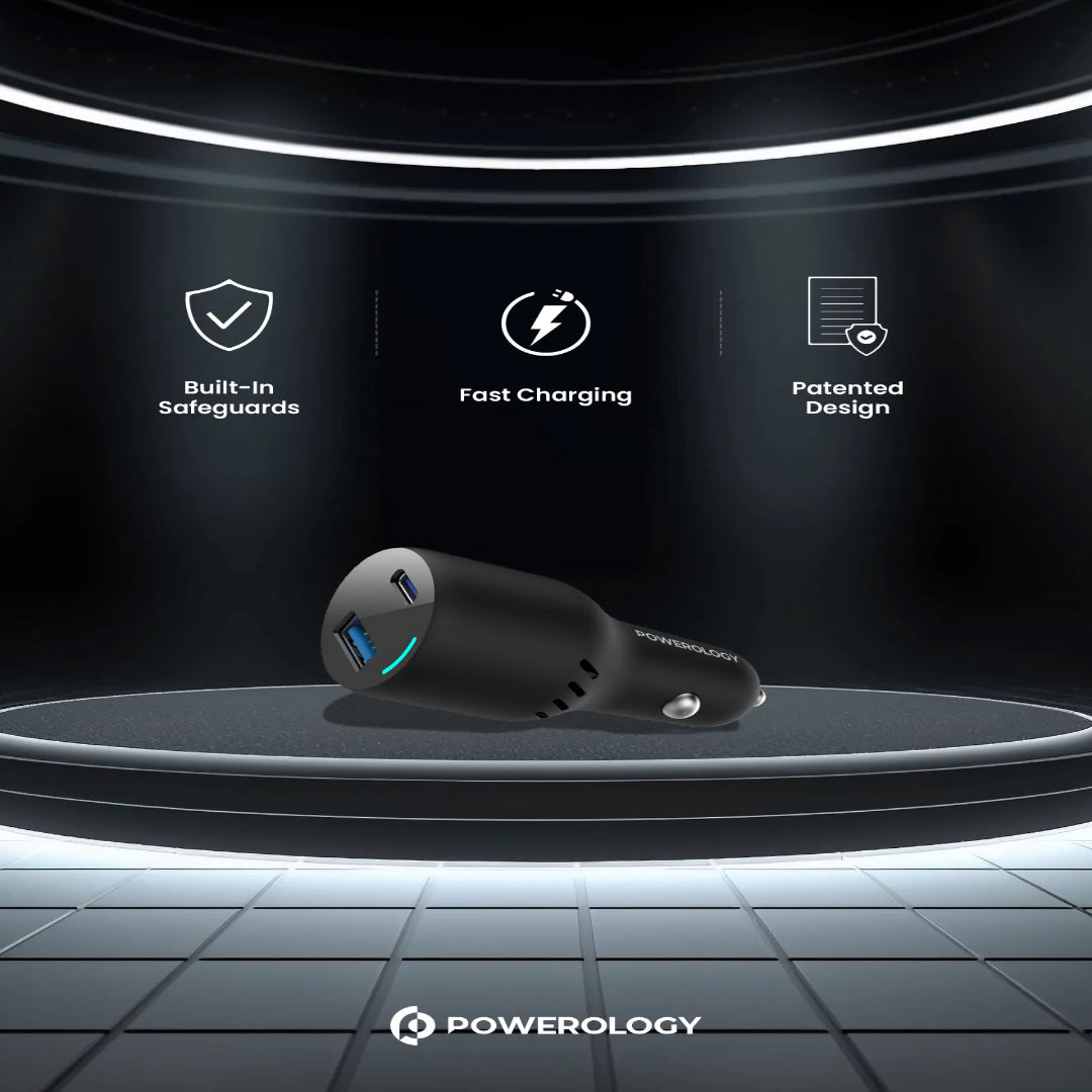 Dual Port Car Charger – 83W Fast Car Charger Adapter with Power Delivery
