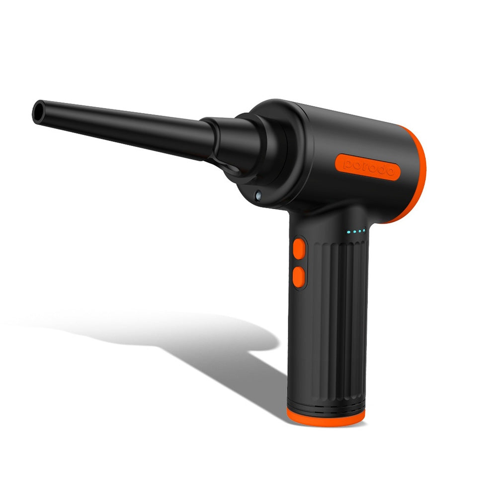 Portable Handheld Duster – Air Duster With Vacuum Storage Bag Nozzle & LED Light