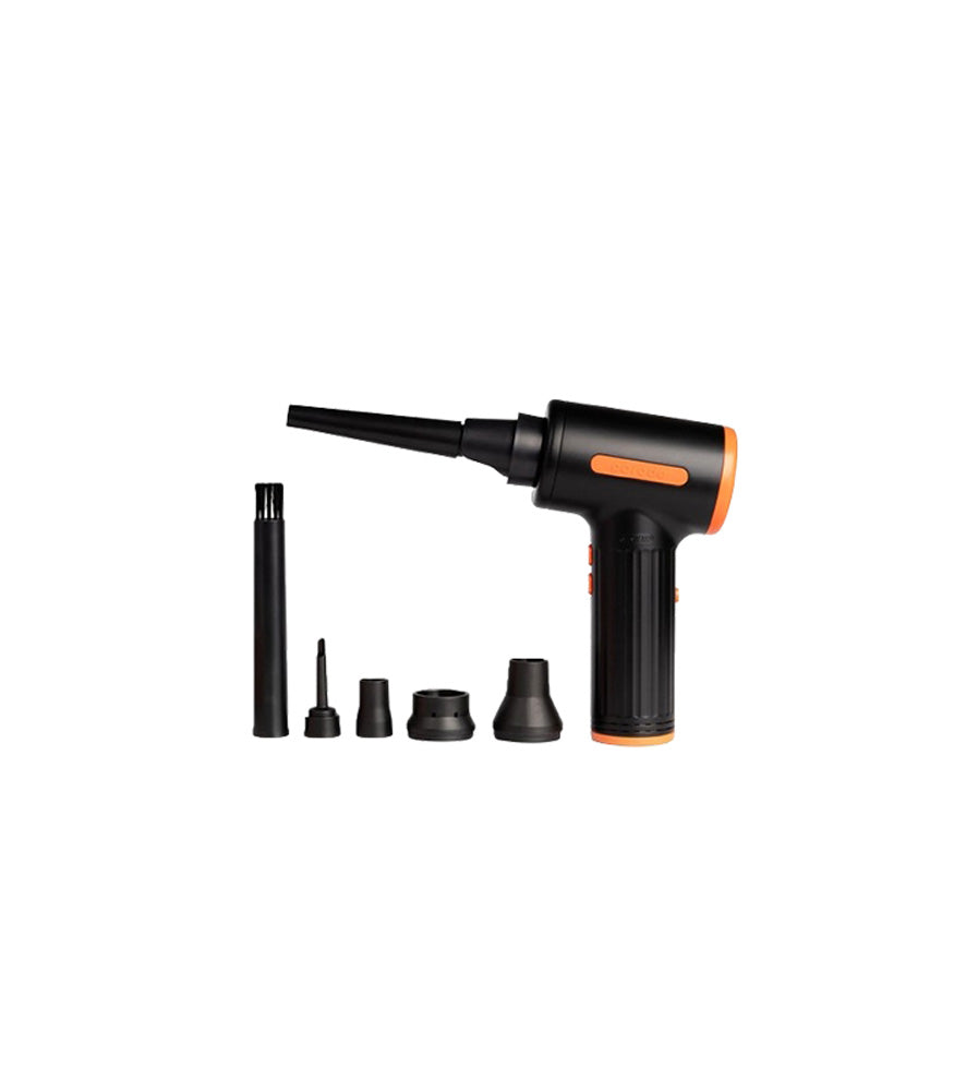 Portable Handheld Duster – Air Duster With Vacuum Storage Bag Nozzle & LED Light