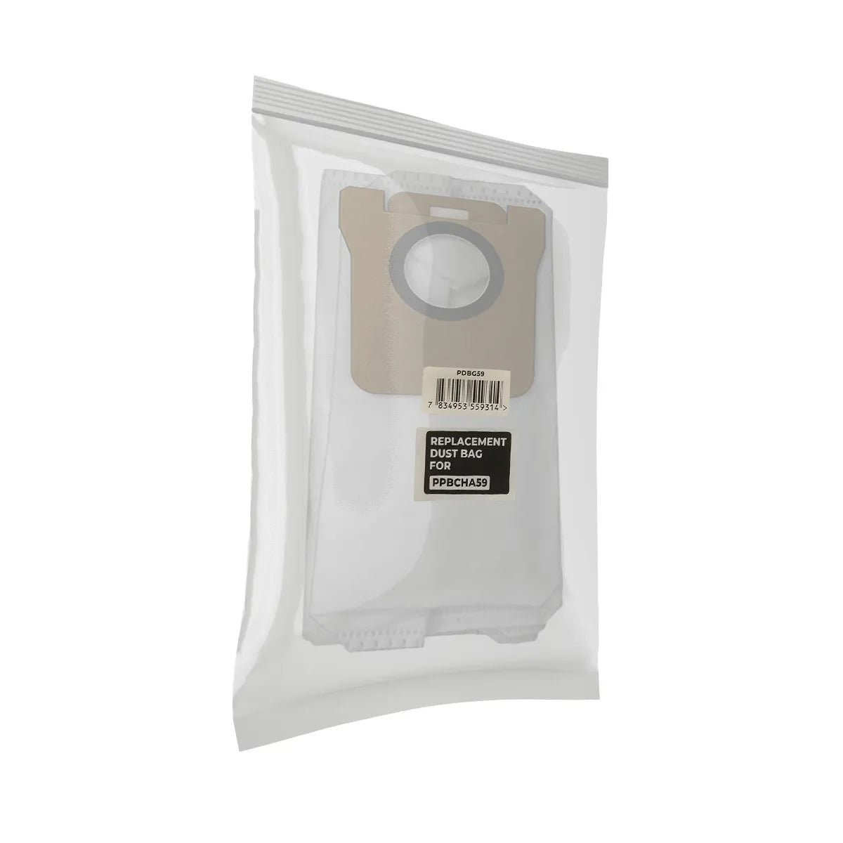 Robo Vacuum Dust Bag - Powerology Replacement White Vacuum Cleaner Bag 4000Pa