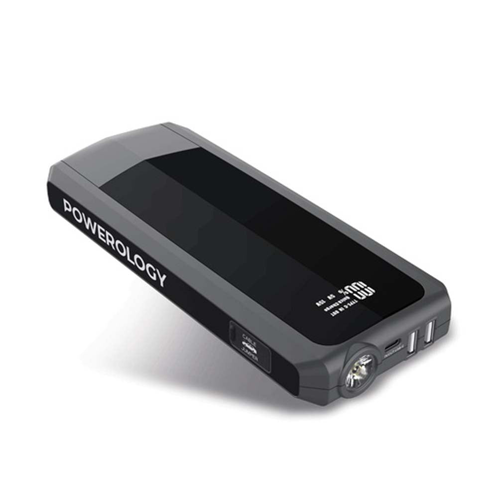 Jump Starter Power Bank - Portable 16000mAh Battery Pack With LED Flashlight