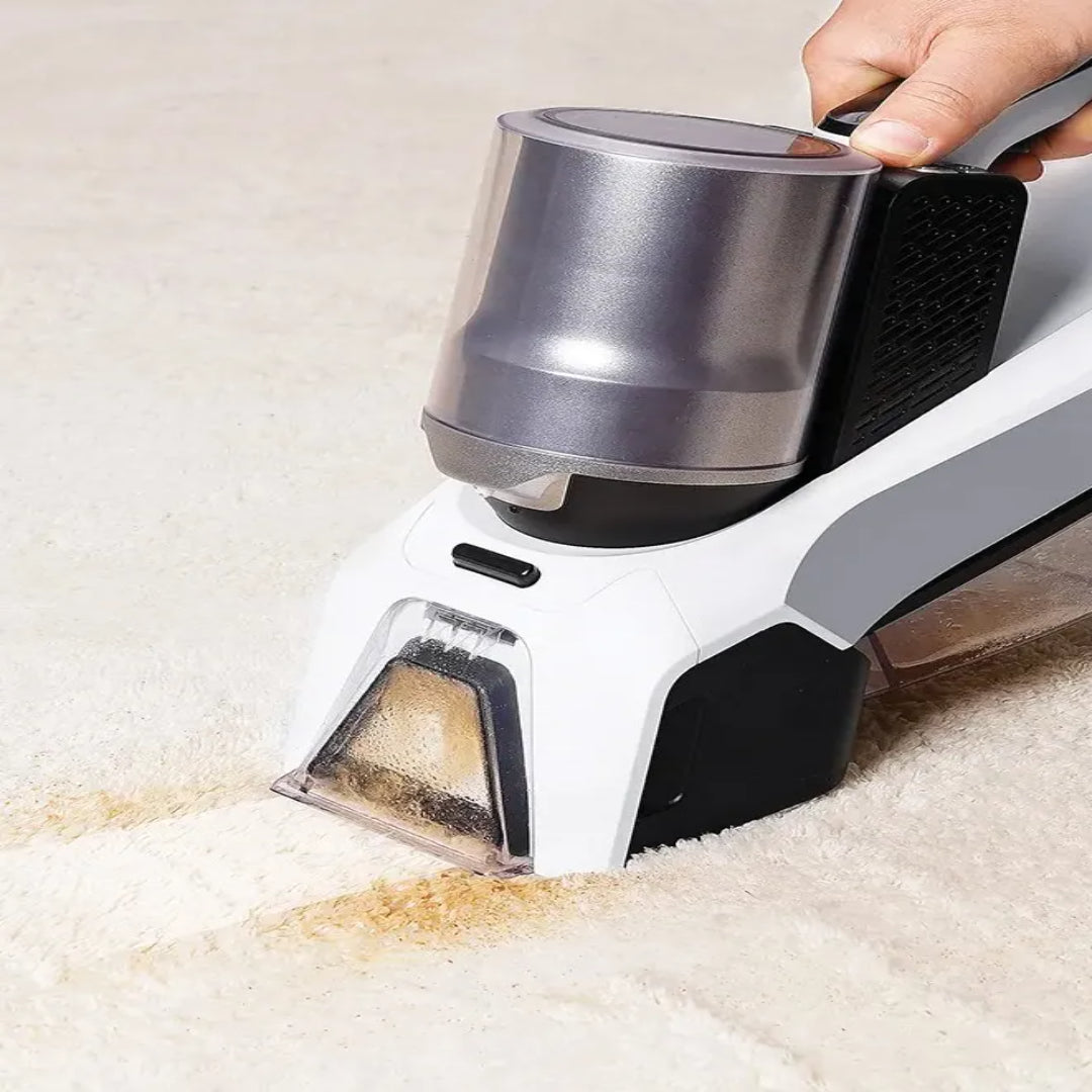 Cordless Spot Cleaner – Portable Carpet Cleaner with Two Tank Cleaning System