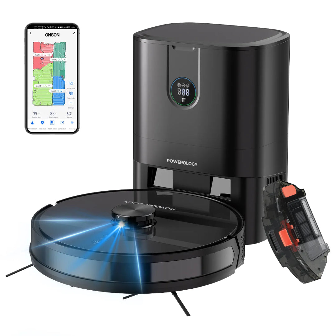 Robot Vacuum Mop - Smart Robot Vacuum Cleaner With 4000Pa Suction Power & Lidar
