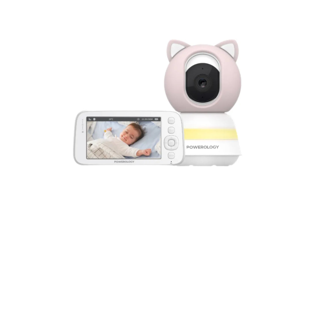 Smart Baby Monitor With AI Tracking - 1080p HD Camera, Night Vision & Two-Way Audio