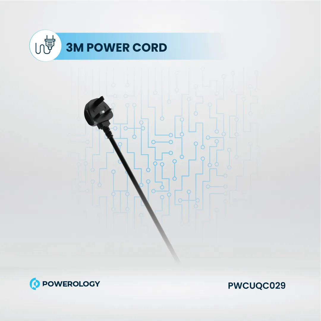 2500W Power Strip - Retractable Power Strip with USB Charging & Universal AC Sockets